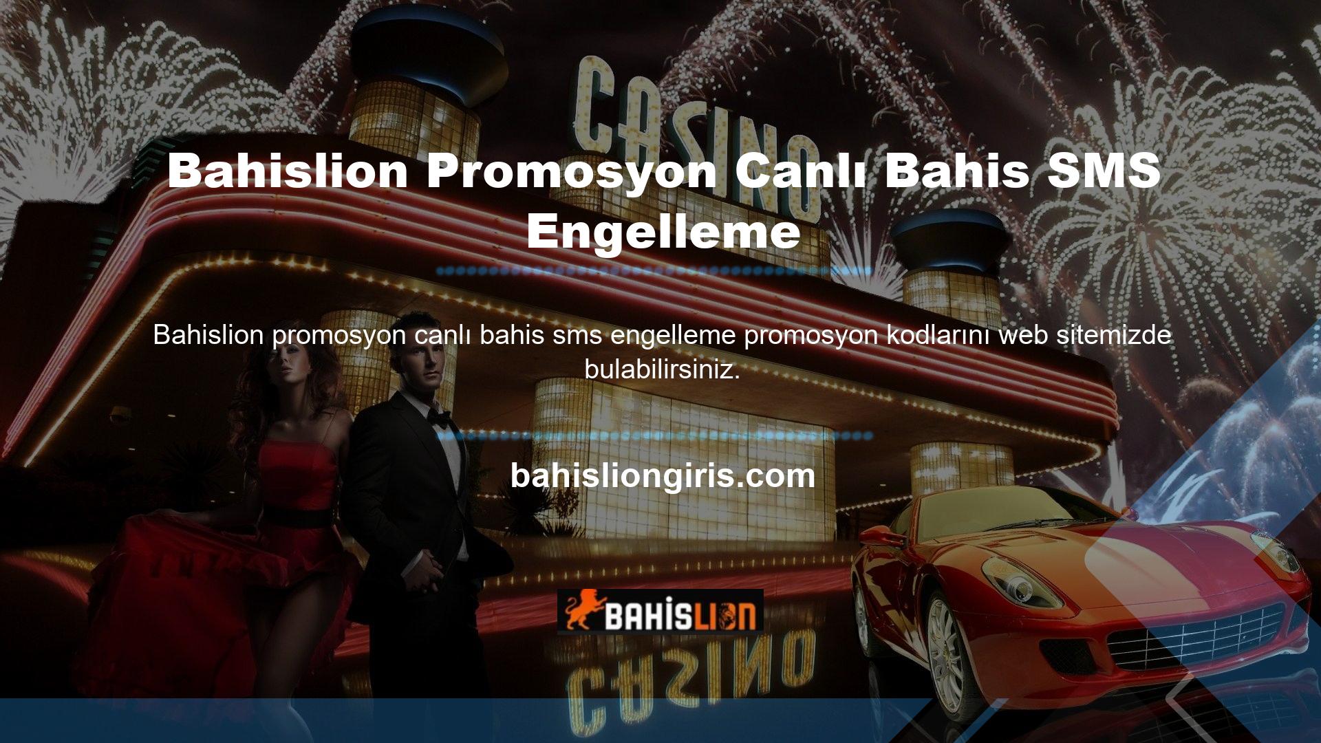 Kullandığınız Bahislion promosyon kodunu kullanarak siteye kayıt olduğunuzda casino web sitesinden bonus alacaksınız